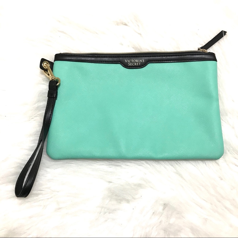 Victoria’s Secret Wrist Clutch Green